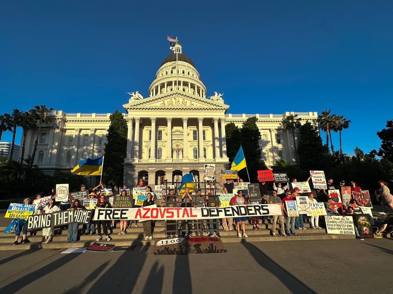 RADR Sacramento — rally in support of Ukraine
